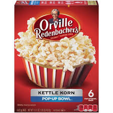 Orville redenbacher's popcorn is perfect for movie nights or for making fun recipes with the family. Orville Redenbacher S Pop Up Bowl Gourmet Kettle Korn Microwave Popcorn 17 41 Oz Delivery Or Pickup Near Me Instacart