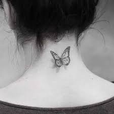 Pin Em Pescoco As tatuagens de borboletas ficam belas em qualquer lugar do corpo, como nas costas, no pé ou na nuca. pin em pescoco