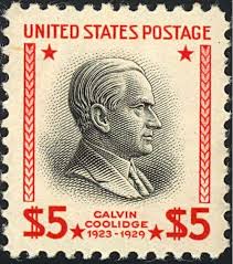 Who Was The 30th President Of The United States Of America John Calvin Coolidge 1872 1933 Biography Postage Stamp Art Postage Stamps Usa Usa Stamps