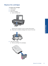 Can i remove color ink cartridge from my printer? Replace The Cartridges Hp Deskjet 1000 J110 User Manual Page 25 48