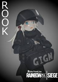 Rook R6s X Girls Frontline Rainbow Six Siege Art Anime Warrior Rainbow Six Siege Anime