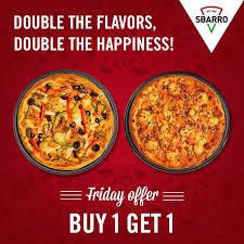 Sbarro India Bogo Offer Facebook