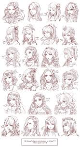 One good reason for this is that if a good approach to drawing anime hair is to split it into several different parts such as the front, sides and back/top (as will be shown for each hairstyle below). Cute Anime Girl Hair Posted By John Johnson
