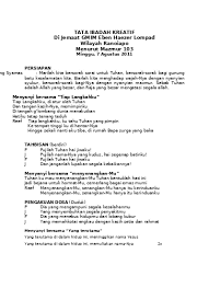 Acara ibadah malam natal peringatan kelahiran tuhan yesus. Top Pdf Tata Ibadah Kreatif Natal Indonesia 123dok Com