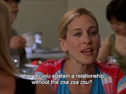 I find this scene a bit cringey. Do people really use this word? :  r/sexandthecity