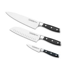 Kitchen chef's knife set stainless steel damascus meat santoku cooking tool set. 3 Claveles Toledo Set Chef Knives Paring 9 Cm Santoku 18 Cm Chef 20 Cm 3 Claveles Knives