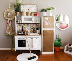 If yours is already assembled, remove the doors, sink, and stove to make. Ikea Hack Building Your Child S Dream Duktig Play Kitchen Saving Amy