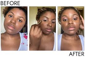 Site Loop: Person’s eyes before and after Natasha Denona I Need A Nude  Eyeshadow Palette