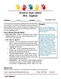 Free Newsletters From The Special Education Resource Room Special Education Resources Resource Room Resource Room Teacher