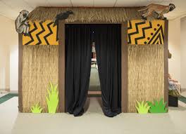 The knights of camelot decorating theme kit. Entrance To The Assembly Area Base Camp At Campkilimanjaro Vbs Themes Vbs African Hut