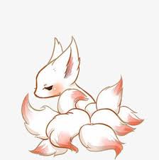 Image Result For Nine Tailed Fox Cute Animal Drawings Kawaii Cute Kawaii Animals Animal Drawings