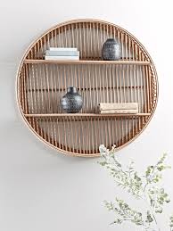 10% coupon applied at checkout. Bamboo Shelf Unit Round