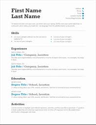 If sobriety is what you are looking for, download this free cv template with discreet separating lines. Resumes And Cover Letters Office Com