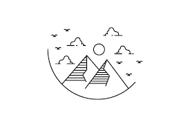As i said above, though, you can definitely make a few changes and use these art ideas any time of year. Simple Line Art Nature And Outdoor Graphic By Muhammad Rizky Klinsman Creative Fabrica