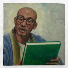 Rest in Peace Kim Jung Gi, 10x10in , oil