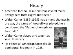 This nfl overview is a basic introduction to the rules and regulations of american football games. Football History And Rules Ppt Video Online Download