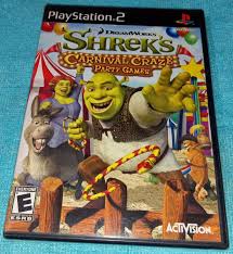 Shreks Carnival Craze Party Games (PS2, 2008) Black Label FREE SHIPPING