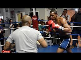 Jesse Hart Pad Work Philadelphia Media Day Ball Exercises Combat Sport Media