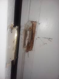 We specialize in kits for rusted door frames & corroded door jambs. How Can I Fix This Door Frame With A Hole Where The Hinge Should Be Fixit