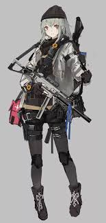 少女前线官方人设图片 手游 少女前线 枪 氿拾叁采集到机能 465图 花瓣 military girl anime military concept art characters