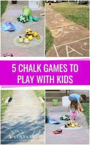 Sidewalk Chalk Games C R A F T Chalk Game Sidewalk Chalk Games Chalk Games For Kids