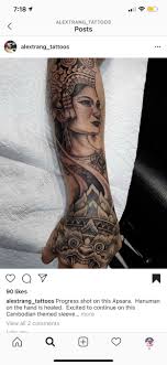 Những ý tưởng xăm hình chim bay 3d trên lưng. Second Session Done On Cambodian Themed Full Sleeve From Alex At Anvil Tattoo Co In Rosemead Ca Tattoos