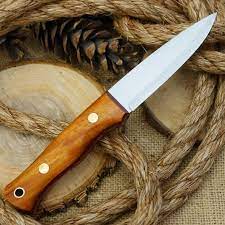 A Classic Bushcraft Knife With Osage Orange Handle Scales And Double Liners Bushcraft Knives Knife Bushcraft
