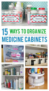 Medication organizer eliminates need to tote around multiple bottles. 17 Genius Ideas To Organize Your Medicine Cabinet Kids Activities Blog