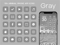 Ios Gray App Icons 230 Grey Minimal Ios 14 Modern Icon Pack In 2021 App Icon Iphone Wallpaper App Ios Icon