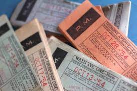 3 X Vintage Bus Tickets Nyc New York Ny Bruckner Williams Etsy Vintage New York Bus Tickets Vintage Paper
