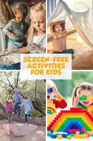 Go Screen Free With These Fun Activities For Kids At Home Free Activities For Kids Screen Free Activities Activities For Kids