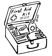 Coloring Page First Aid Kit First Aid First Aid Kit Camping First Aid Kit Here are some good things to include in your first aid kit. coloring page first aid kit first aid