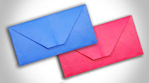If you're sending it in the mail, you may want to opt for the plain side to be outside, using the patterned side to add a pop of color when the recipient opens up the envelope. How To Make A Paper Envelope From A4 Size Paper Without Any Glue Tape Or Scissor Youtube
