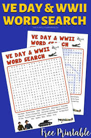 These puzzles will greatly ease the teaching of spelling, reading, writing, vocabulary and other lexical skills. Free Printable World War Ii Ve Day Word Search