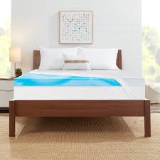 Memory foam mattress pad cover. Homedics 3 Inch Memory Foam Cooling Mattress Topper With Washable Activechill Cover Queen Walmart Com Walmart Com