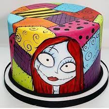 Nightmare before christmas themed birthday cake this cake. Fondant Art Fondantlovers Instagram Photos And Videos Nightmare Before Christmas Cake Sally Nightmare Before Christmas Christmas Birthday Cake