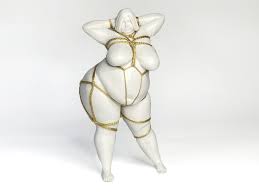 BBW Shibari Nude Statue Plus Size Female Body Figurine Eco - Etsy Sweden