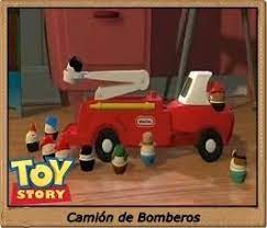 Vintage little tikes fire truck w/ ladder toy figures toddle tots little people. Camon De Bomberos Toddle Tots Fire Trucks Toy Story Pixar John Lasseter Toy Story Bomberos Y Pixar