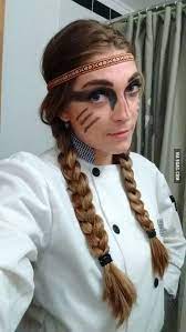 She Is A Culinary Arts Major And Dressed Up As A Sioux Chef No One Got It Art Major Culinary Arts Dress Up