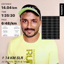 Completed half marathon in Palm Jumeirah