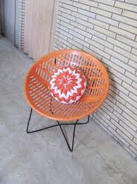 Vintage 1970 39 S Mod Orange Solair Shell Chair Canada Plastic Shell Chair Seating Furniture Office Deck Pat Shell Chair Retro Chair Retro Patio
