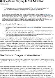 Maybe you would like to learn more about one of these? Online Game Playing Is Not Addictive Pdf Free Download