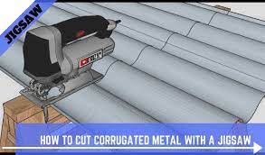 The process of using tin snips is very similar to using scissors. How To Cut Corrugated Metal With A Jigsaw
