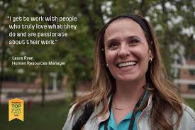 Laura Ryan, Human Resources Manager, appreciates the relationships she has  built over 12 years at LSS. “People care about the work they do and they  care about each other,” Laura said. “I