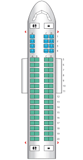 Economy Embraer 175 Delta Connection Seat Maps