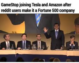 Spaceprophetdogon:imagine a ceo of a fortune 500 company having this pinned on their lapel something i would do. Gme To The Moon Memes