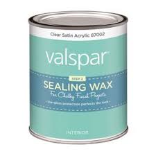 Valspar Clear Sealing Furniture Wax Actual Net Contents 16 Fl Oz 410 0087002 004 Furniture Wax Chalk Paint Furniture Chalky Paint