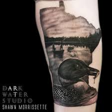 Minneapolis tattoo shop is the twin cities premier female owned and operated tattoo parlor. Minnesota Loon Landscape By Shawn Morrissette Tattoonow
