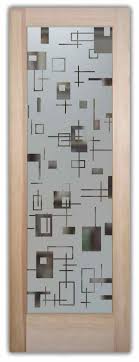 Amazon Com Interior Doors Glass French Frosted Glass Door 2 0 X 6 8 X 1 3 8 Thick Wood Home Kitchen Pintu