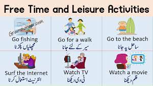 Free Time And Leisure Activities Vocabulary English Vocabulary English Vocabulary Words Learn English Vocabulary